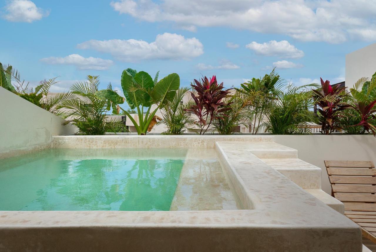 2 Bedbath Private Rooftop & Pool For 6 Тулум Екстериор снимка